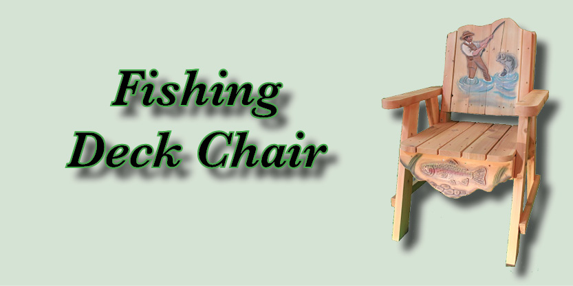 Fishing deck chair deck chair, deck lounge chair